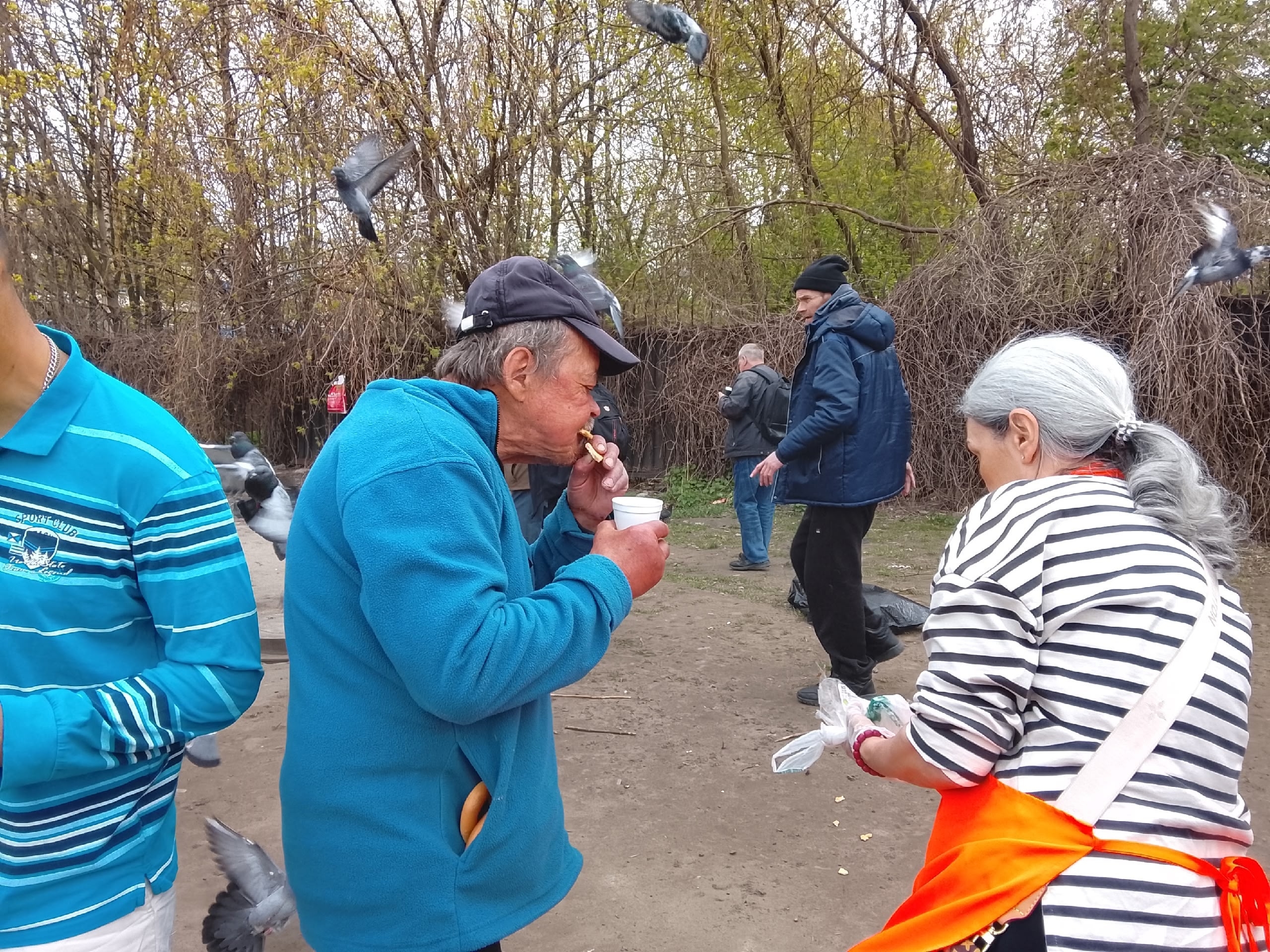Последняя раздача нашей четырехдневки состоялась, люди обогреты вашей заботой…